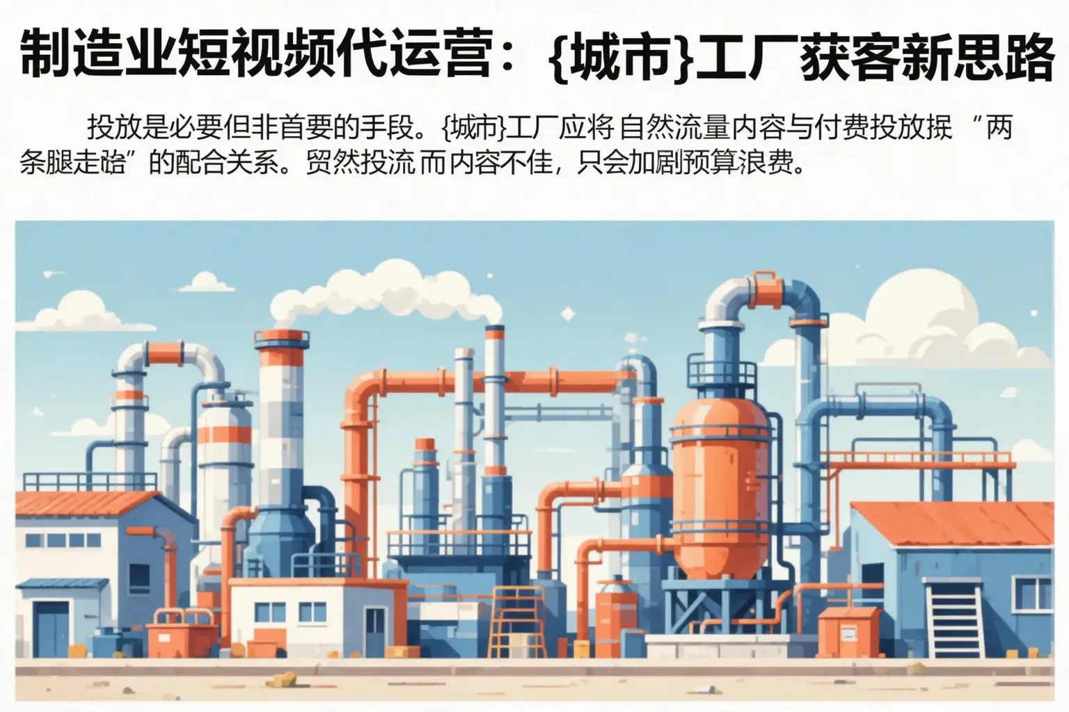 制造业短视频代运营:开福工厂获客新思路